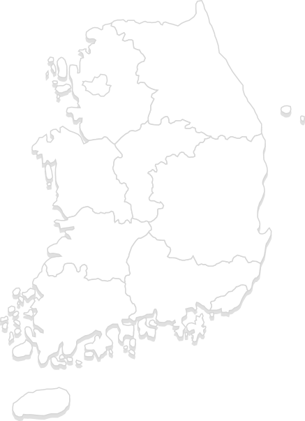 지도 위에 마우스를 올리시면 해당 지역이 활성화됩니다.